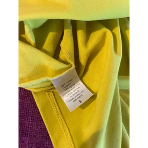 SUSANA MONACO Essential Slip Dress Mini Scoop Neck Sexy Sz S Small Lemon Yellow thumbnail 5