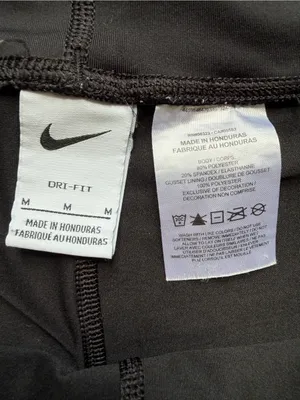 Nike Women’s Black Performance Volleyball Spandex Shorts with Swoosh Medium thumbnail 10
