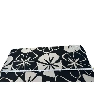 Anne Klein New York One Size Black White Floral Sheer Wrap Kimono Scarf NWT thumbnail 6