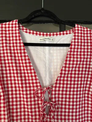 Abercrombie Gingham Mini Dress thumbnail 5