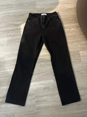 Abercrombie Black Relaxed Jeans 90s Curve Love thumbnail 1