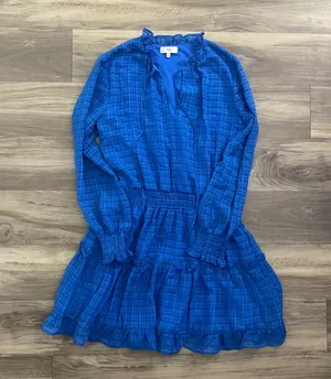Nsr Long Sleeve Blue Dress thumbnail 3