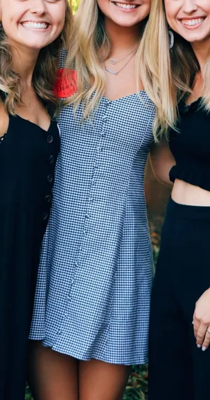 The Vintage Shop Black and White Checkered Mini Dress thumbnail 1