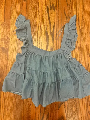 Francesca's Blue Top thumbnail 1