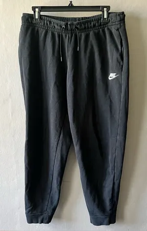 Nike Sportwear Black Mid Rise Joggers Size Large thumbnail 1