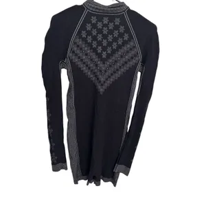 SKIMS FIRST LAYERS Half Zip Onesie 2X/3X OBSIDIAN WINTER FAIRISLE New thumbnail 4