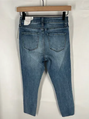 NWT STS Blue Ellie High Rise Crop Skinny Jeans Raw Hem Size 25 thumbnail 8