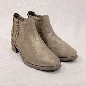 Reef Metallic Leather Voyage Ankle Boot Size 7.5 thumbnail 3