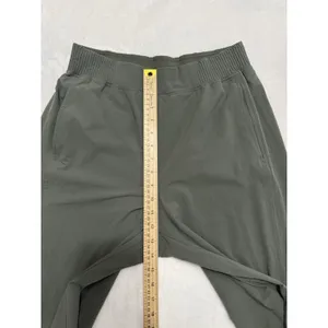 Lululemon Women's Green Stretch Woven Wide Leg High Rise Pants Size Medium thumbnail 12