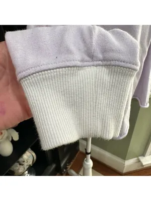 Aerie Lavender Long Sleeve Collared Top – Size L thumbnail 6