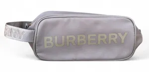 Burberry Makeup Wristlet Pouch Bag Purse Gym Travel Carry on Toiletries Classy Measurement in pics thumbnail 1