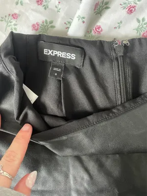 Express black mini skirt  thumbnail 2
