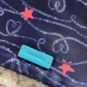 Set Of 2 Vera Bradley Vineyard Vines Womens Cosmetic Pouch Clutch Blue Red‎ thumbnail 5