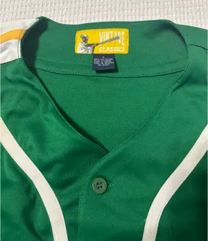 Vintage Big City Jersey Green Size L thumbnail 6