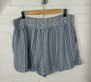 American Eagle Flowy Stripe Pull On Casual Shorts Size XL thumbnail 9