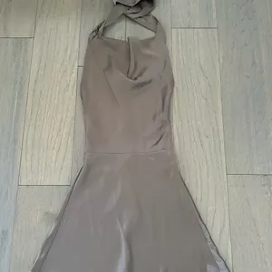 NWOT Brown Cowl Neck Backless Mini Dress XS thumbnail 10