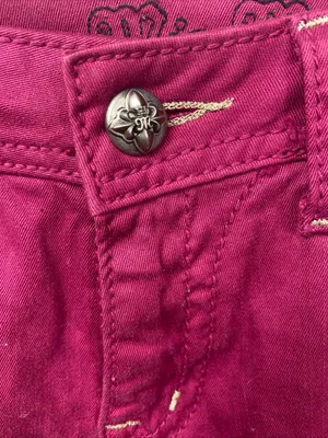Miss Me Raspberry Purple Angel Wings Skinny Jeans JP5616S3 Embellishment 29x32 thumbnail 3