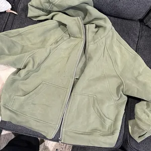 Lululemon cropped full zip scuba thumbnail 1