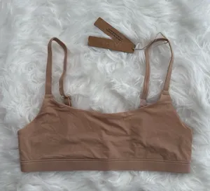 Skims Fits Everybody Scoop Neck Bralette Clay Size Small thumbnail 1