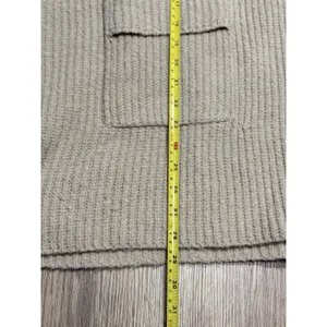 Aerie Women's Beige Chunky Knit Cardigan Sweater Short Sleeve‎ Size S Oversized thumbnail 4