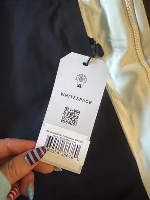 WHITESPACE Performance Riding Bib Pant in Black & Warm White thumbnail 3