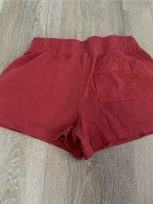CALIA by Carrie Underwood Red Casual Drawstring Shorts thumbnail 4
