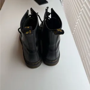 Dr. Martens Black Boots with Yellow Stitching thumbnail 4