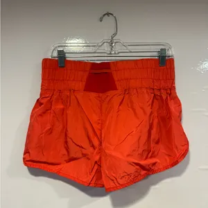 Orange Shortie Free People movement shorts‎ thumbnail 5