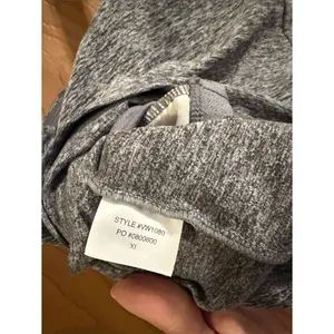 Vuori Women's Heather Gray Elevation Square Neck Crop Tank Top XL thumbnail 6