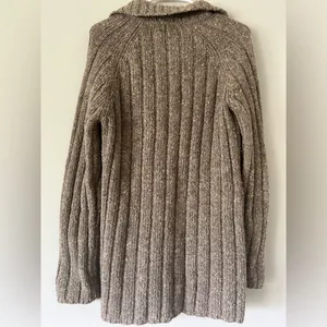 J. Crew Thick Wool Blend Cardigan Sweater Size Medium Fall Cozy Chic thumbnail 2