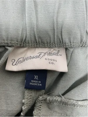 Womans NWT Universal Thread Pullon Slacks Size XL Olive Green thumbnail 4