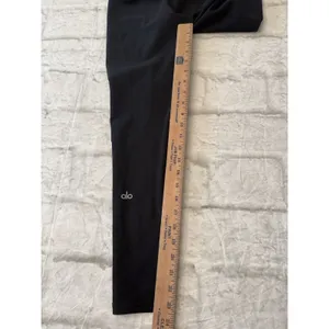 ALO YOGA High Rise Ripped‎ Warrior Leggings Women's xS Black Full Length thumbnail 8