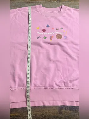 Aerie oversized Pink crewneck sweatshirt thumbnail 8