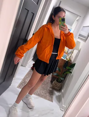Forever 21 Orange Jacket thumbnail 1
