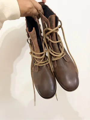 Sorel Cate Lace Waterproof Bootie Dark Brown Leather Boot NL3385-282 Womens 7.5 thumbnail 2