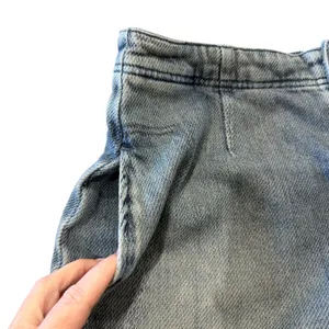 Free People Osaka Denim Shorts Size 27 Medium Wash Relaxed Fit Baggy High Rise thumbnail 7