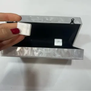 Lovers and Friends Bride Clutch Bag in Ivory Rhinestone thumbnail 4