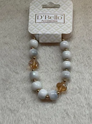 Glass Bead Stretch White thumbnail 1