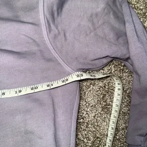 Lululemon‎ Oversized Crewneck Sweatshirt Lavender Grey Relaxed Fit Women's thumbnail 5