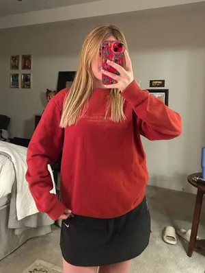 Cotton On California Sweatshirt deep orange rusty red thumbnail 1