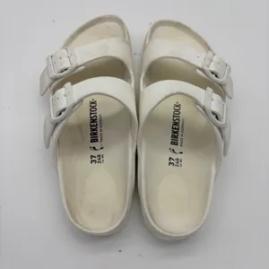 Birkenstock Arizona EVA White Sandals Two Strap Slides EU 37 L6 M4 thumbnail 4