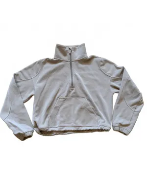 Lululemon Brushed Softstreme Half Zip Sweatshirt LW3IDXS Women's Size 2 thumbnail 2