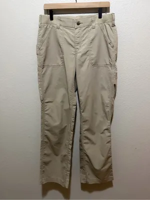 Carhartt Women’s Force Rugged Flex Lakota Pants Size 10 Tan Beige thumbnail 2