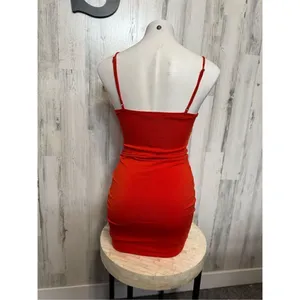 Red mini dress thumbnail 4