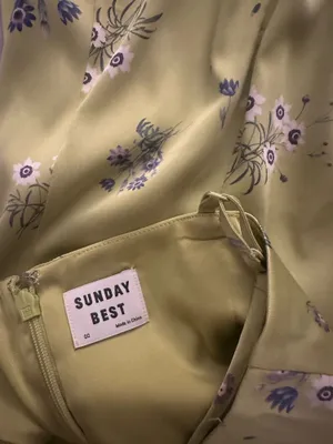 Aritzia Sunday Best Dress Satin Mini thumbnail 4