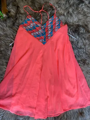 Neon Pink Dress thumbnail 1