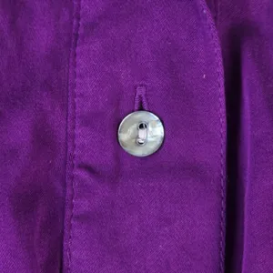 J. Jill Purple Soft Luxe Dolman Sleeve Button Front Blouse Medium WTP337251 thumbnail 5