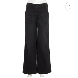 Sonoma high rise utility black wash straight crop Jean 8 petite thumbnail 8