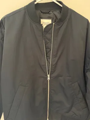 Abercrombie Black Insulated Bomber Jacket Women’s M Water Resistant thumbnail 4