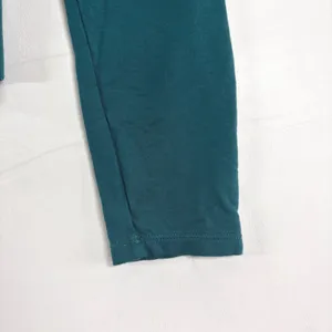 Halara Teal Green‎ V-Neck Long Sleeve Wide Waistband French Terry Top Size MED thumbnail 10